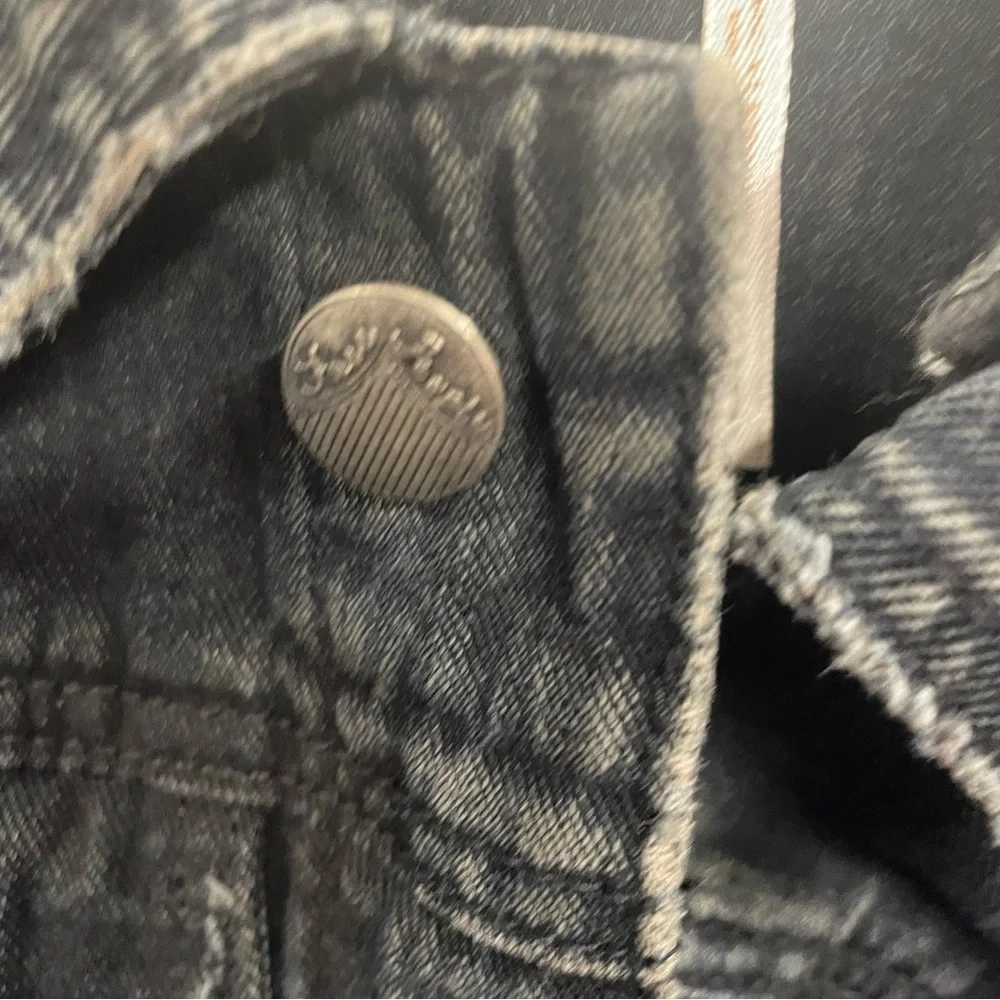 Free People Denim & Knit Hooded Jacket Size Small